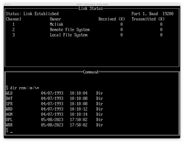 mclink connected screen